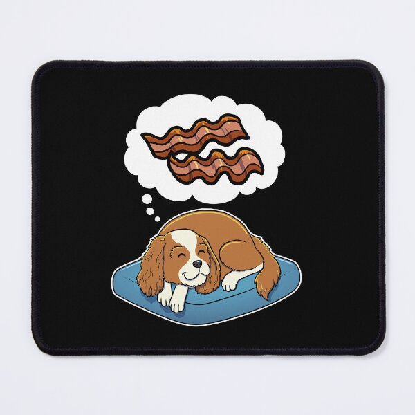 Item preview, Cavalier King Charles Spaniel dreaming about Bacon designed and sold by DoggieDelights.
