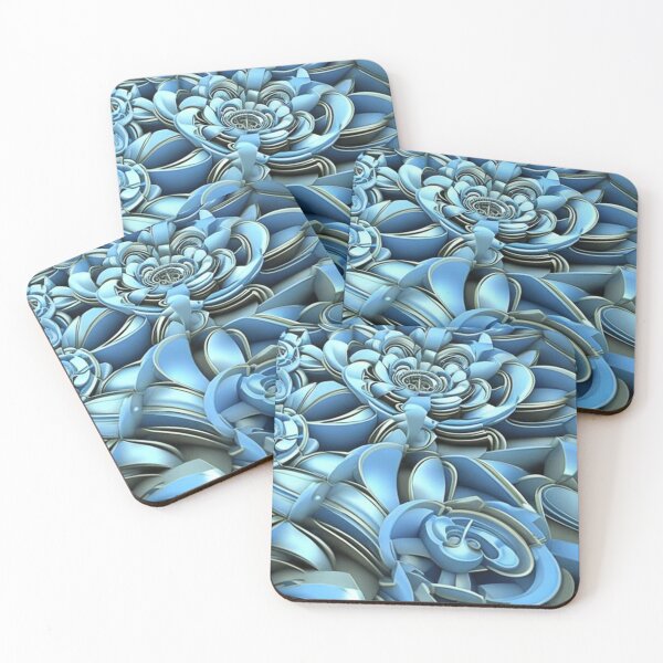 Item preview, Abstract 3D Nonsense in blue designed and sold by Julia Rudens.