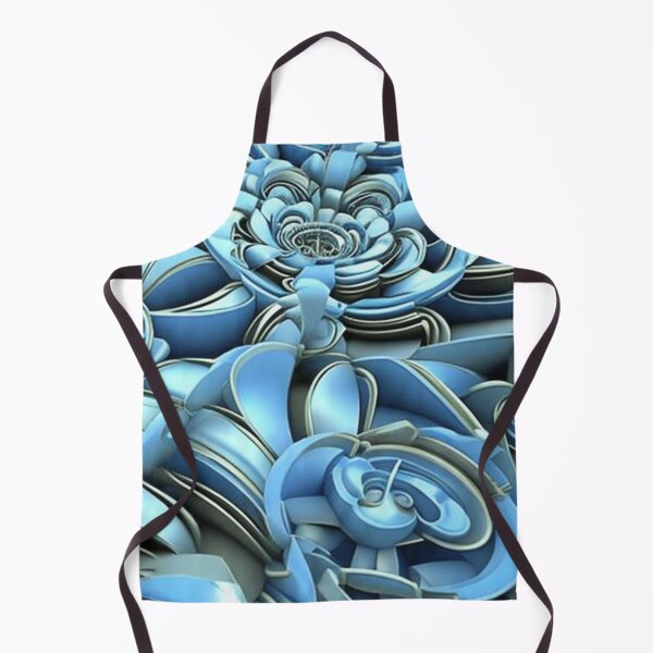Aperçu de l'œuvre Abstract 3D Nonsense en bleu créée et vendue par Julia Rudens.