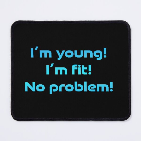 Item preview, Fernando Alonso: I'm young! I'm fit! no problem! designed and sold by F1MemesAT.