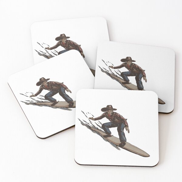 Item preview, Surfing Cowboy designed and sold by CleverILY.