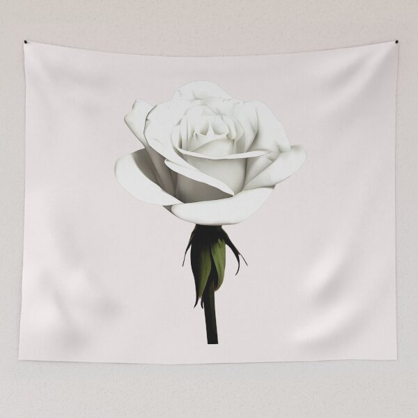 Item preview, White rose flower designed and sold by gramizzia.