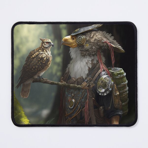 Item preview, Woodland Ranger Eagle and Falcon designed and sold by artfullyprompt.