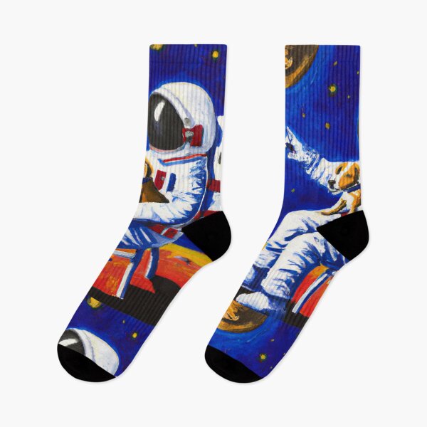 Item preview, Astronaut sitting on Moon with his dog. designed and sold by Boztik-Designs.