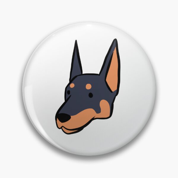 Item preview, Doberman face illustration  designed and sold by Yarafantasyart.