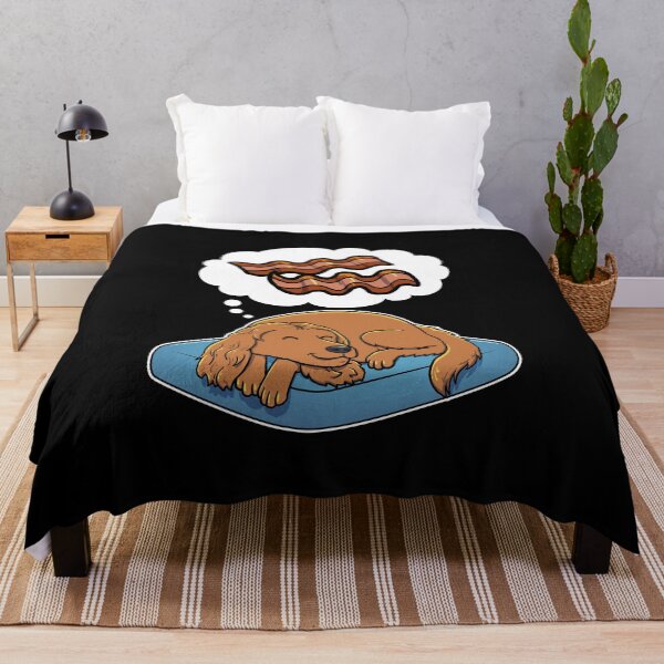 Item preview, English Cocker Spaniel dreaming about Bacon designed and sold by DoggieDelights.