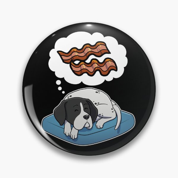 Item preview, English Pointer dreaming about Bacon designed and sold by DoggieDelights.
