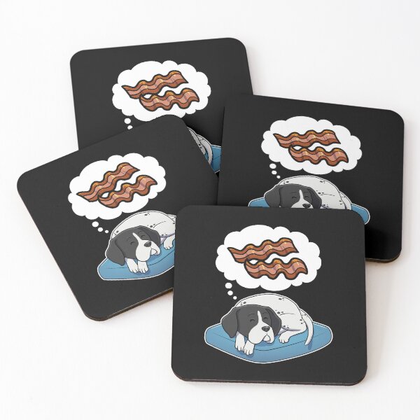 Item preview, English Pointer dreaming about Bacon designed and sold by DoggieDelights.
