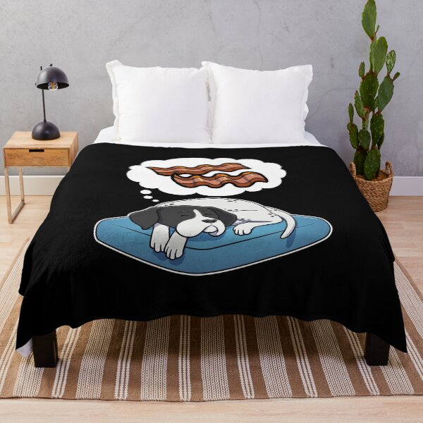Item preview, English Pointer dreaming about Bacon designed and sold by DoggieDelights.