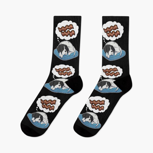 Item preview, English Pointer dreaming about Bacon designed and sold by DoggieDelights.