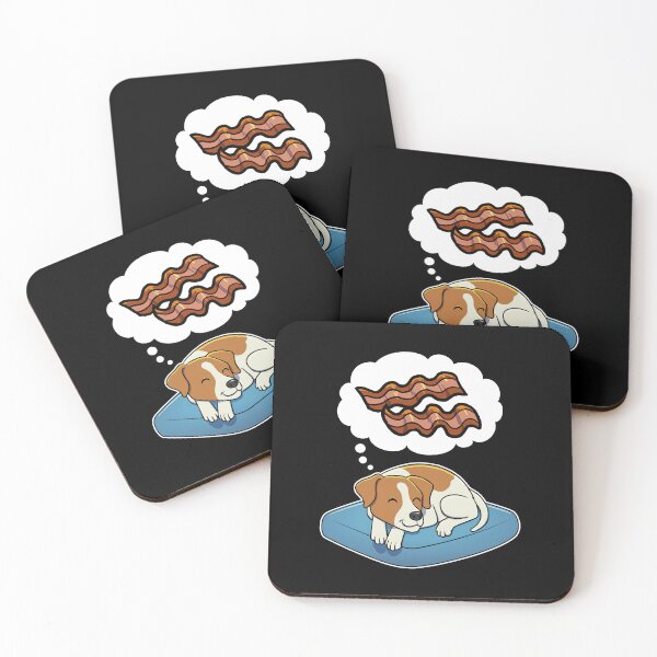 Item preview, Jack Russell Terrier dreaming about Bacon designed and sold by DoggieDelights.
