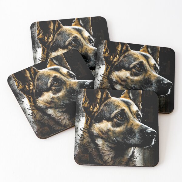 Item preview, German Shepherd Graffiti Art Street Art Dog Art designed and sold by MusedPrints.