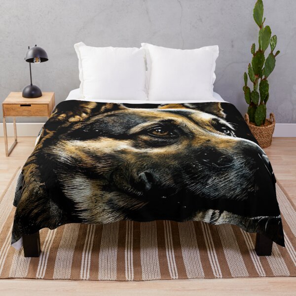 Item preview, German Shepherd Graffiti Art Street Art Dog Art designed and sold by MusedPrints.