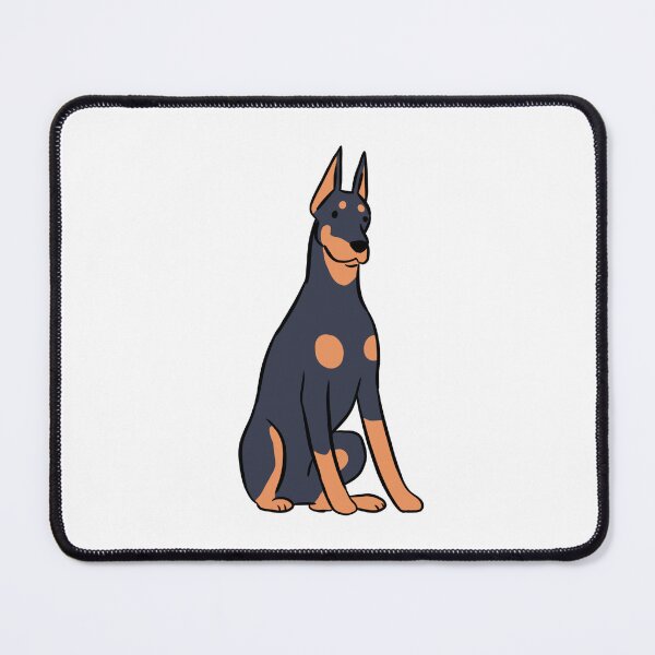 Item preview, Doberman illustration designed and sold by Yarafantasyart.