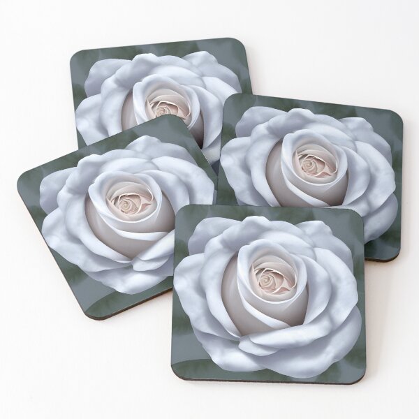 Item preview, White rose flower designed and sold by gramizzia.