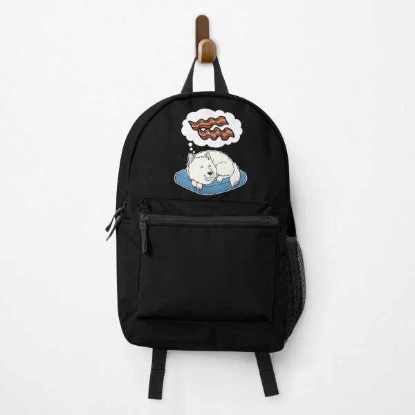 Item preview, Samoyed dreaming about Bacon designed and sold by DoggieDelights.