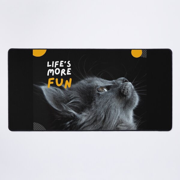 Item preview, #Lif's more fun/Funny cat designed and sold by neoformstudio.