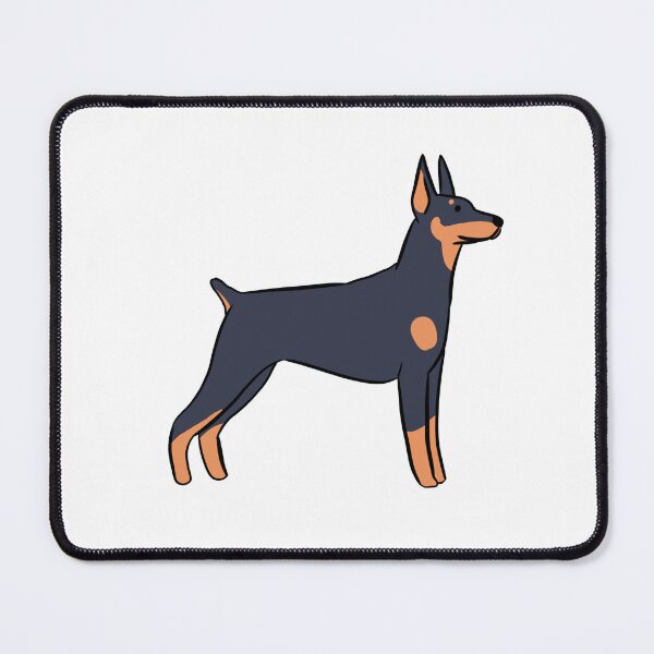 Item preview, Doberman dog illustration designed and sold by Yarafantasyart.