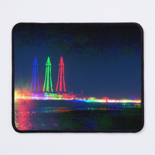Item preview, Blackpool Beach Lights at Night designed and sold by Andrew Morrell.