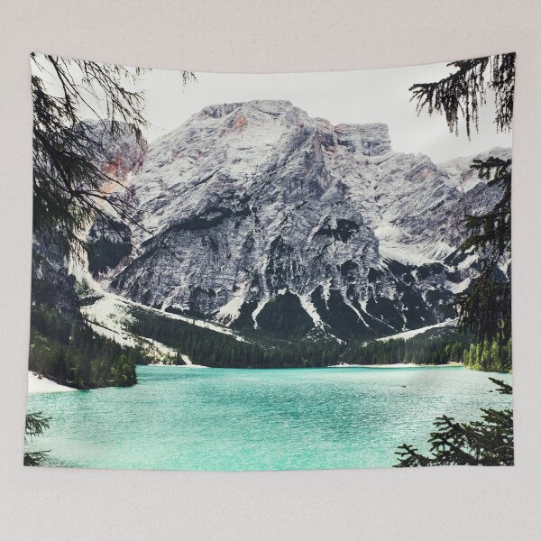Item preview, Lake Braies, Braies, Italy. (Lago di Braies, Braies, Italy) designed and sold by fowons.