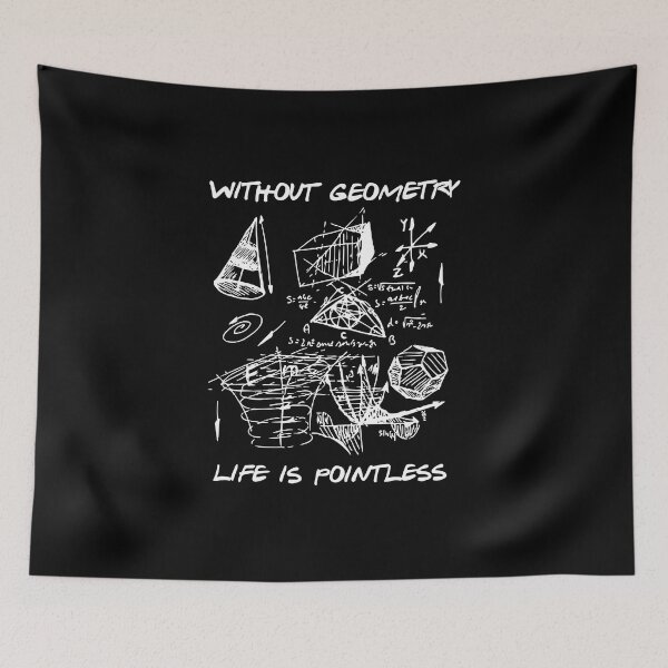 Item preview, without geometry life is pointless- funny joke for math teachers and math students   designed and sold by ismdesigner.