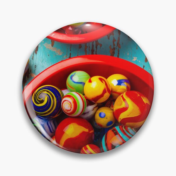 Item preview, Red Bowls Of Marbles designed and sold by Garry Gay.