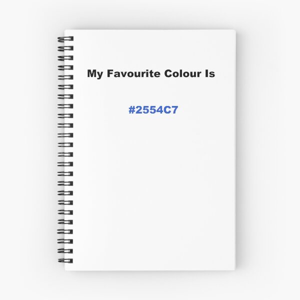 Item preview, My Favourite Colour Is #2554C7 designed and sold by kiippers.