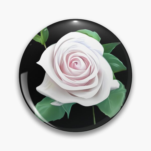 Item preview, White rose flower designed and sold by gramizzia.