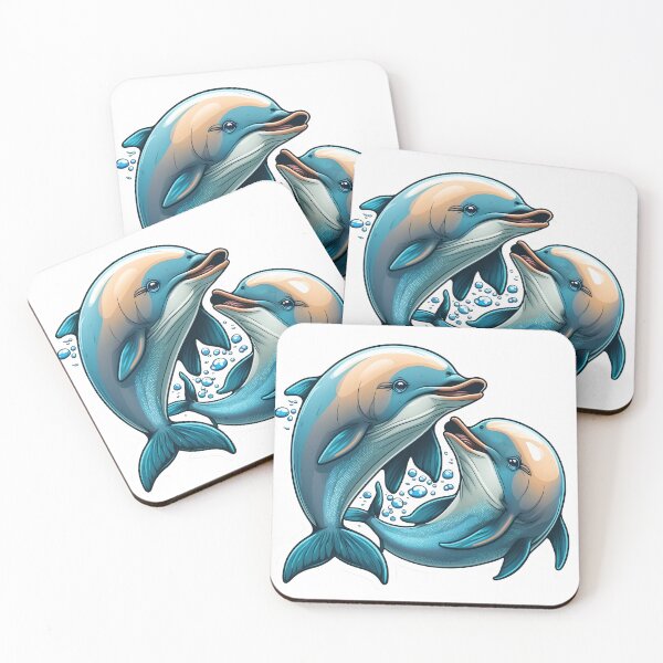 Item preview, Two Dolphins designed and sold by ArtElephant.