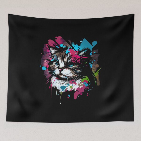 Item preview, Watercolor sweet kitty designed and sold by HarriPaloma.
