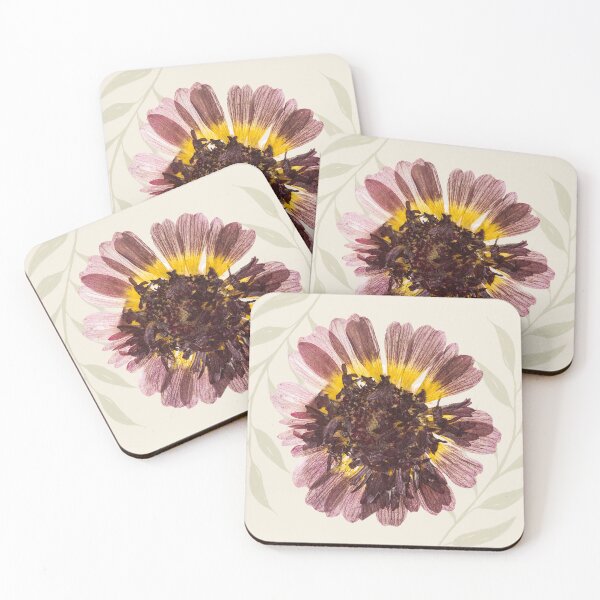 Item preview, Hand Pressed Purple Flower | Abstract Art designed and sold by MindedInc.