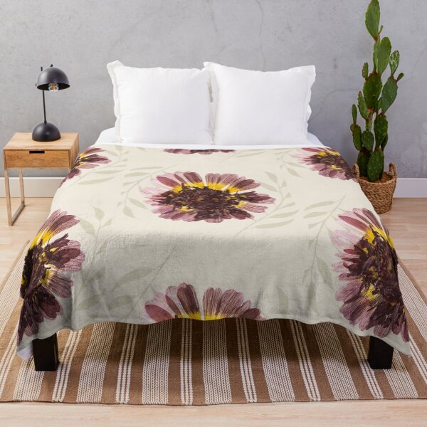 Item preview, Hand Pressed Purple Flower | Abstract Art designed and sold by MindedInc.