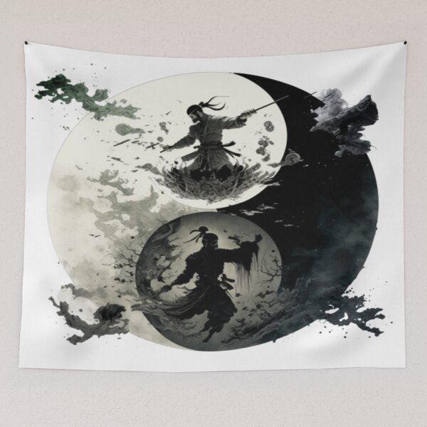 Item preview, Warriors in balance: yin and yang designed and sold by BaynoSama.
