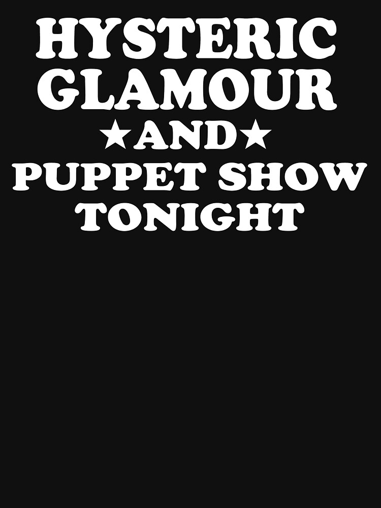 White/Back Hysteric Glamour puppet show