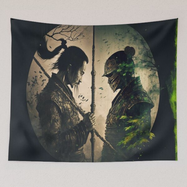 Item preview, Warriors in confrontation: the traditional and the modern designed and sold by BaynoSama.