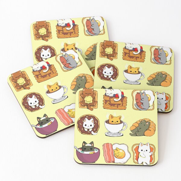 Item preview, Breakfast Cats designed and sold by VallinArt.