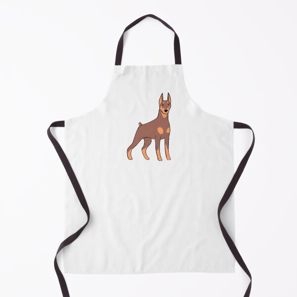 Item preview, Doberman illustration red and tan designed and sold by Yarafantasyart.