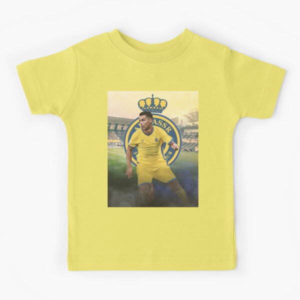 Cristiano Ronaldo Al-Nassr Football Club رونالدو نادي النصر السعودي | Kids  T-Shirt