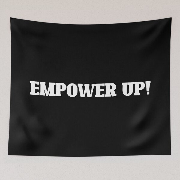 Item preview, Empower up (white) designed and sold by didijuca.
