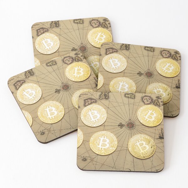 Item preview, Bitcoins On Old Map designed and sold by Garry Gay.