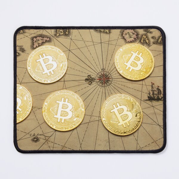 Item preview, Bitcoins On Old Map designed and sold by Garry Gay.