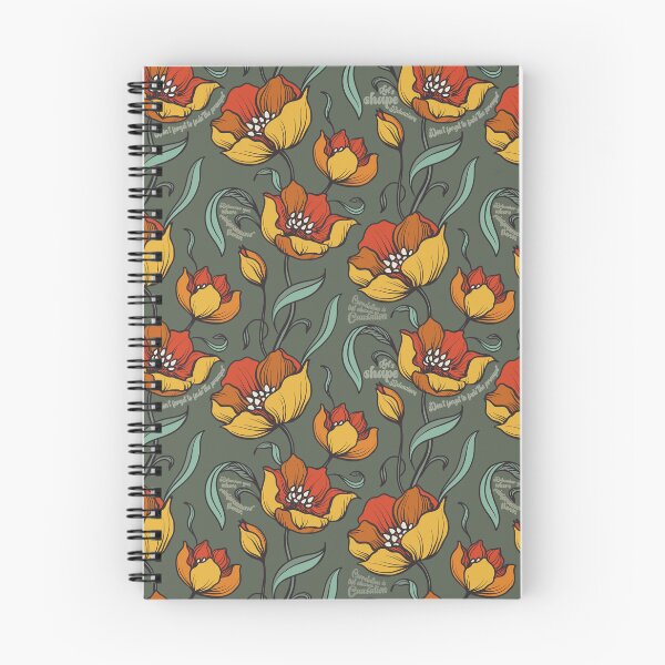 Item preview, Retro Floral Allover Print with ABA Quips designed and sold by abawizard.