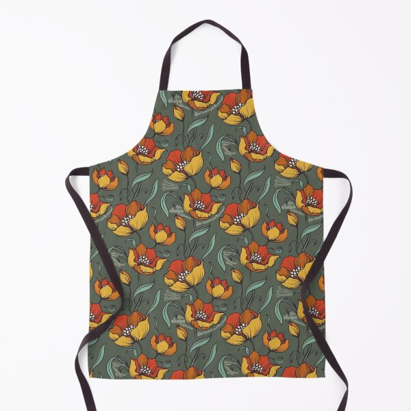 Item preview, Retro Floral Allover Print with ABA Quips designed and sold by abawizard.