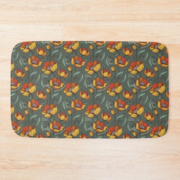 Item preview, Retro Floral Allover Print with ABA Quips designed and sold by abawizard.
