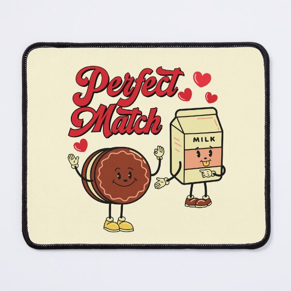 Item preview, Perfect match valentine cute retro vintage Valentine design designed and sold by ArtfulGiftShop.