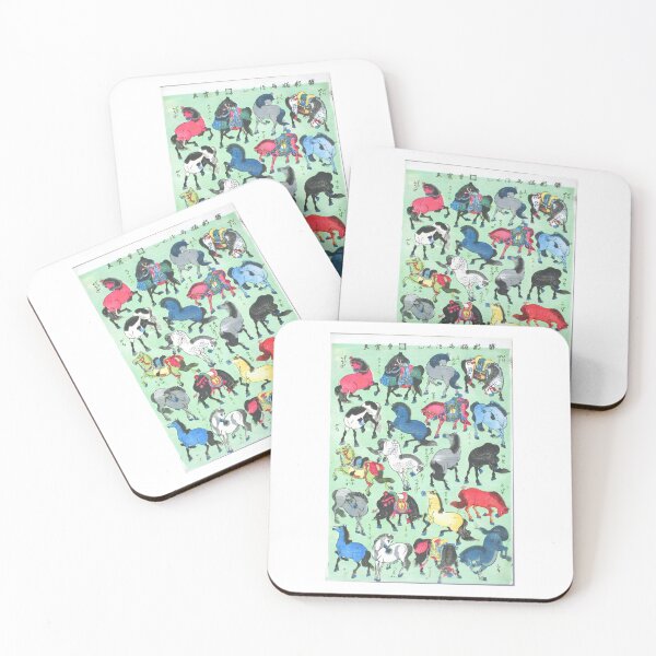 Item preview, Hiroshige II Horses  Japanese Woodblock   Utagawa Hiroshige  designed and sold by TeeARTHY.