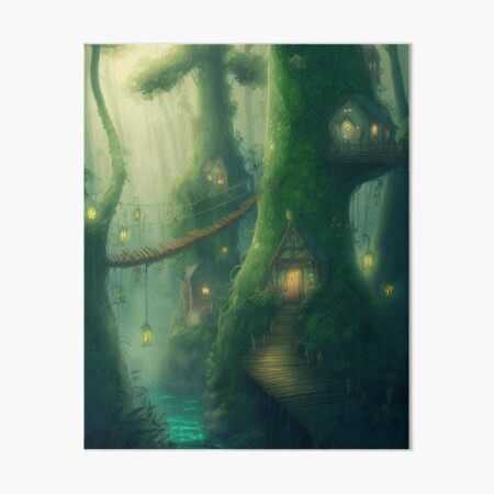 Item preview, Fairy Forest Village Enchanted Woodland designed and sold by peachycrossing.