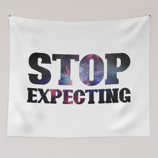 Item preview, Stop expecting (cosmos) designed and sold by didijuca.