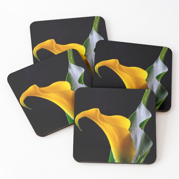 Item preview, Yellow Calla Lily With Leaf designed and sold by Garry Gay.