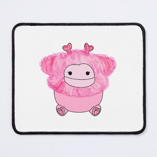 Item preview, Pink Bigfoot Valentine's Squish (without tooth) Sticker designed and sold by HunterYegge.
